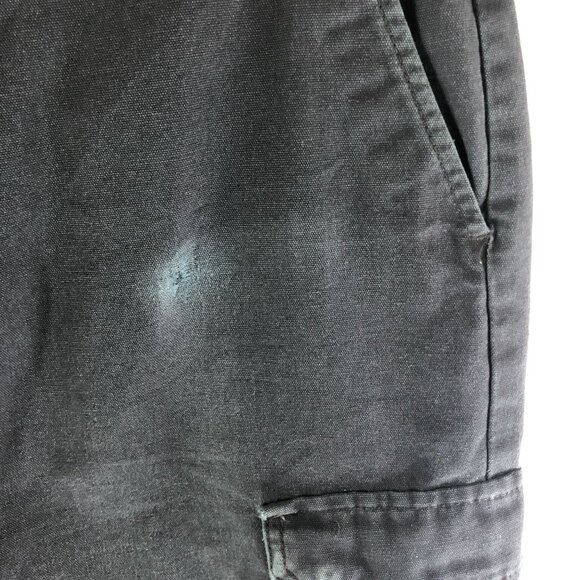 Wrangler Workwear Mens Black Cargo Shorts Size 36 Cotton Blend - Picture 2 of 5